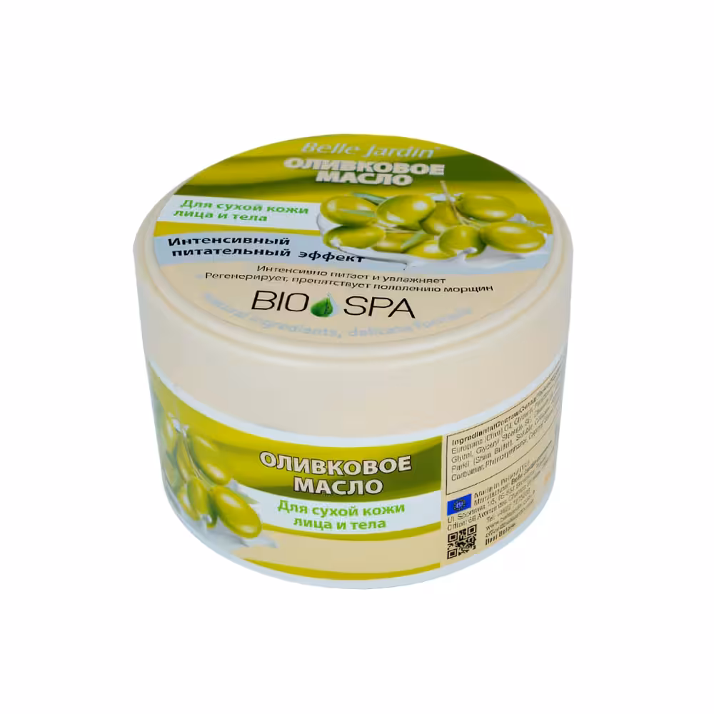 کرم آبرسان حاوی عصاره زیتون مناسب پوست نرمال تا خشک بل جاردین مدل Belle Jardin Face and Body Cream Olive Oil