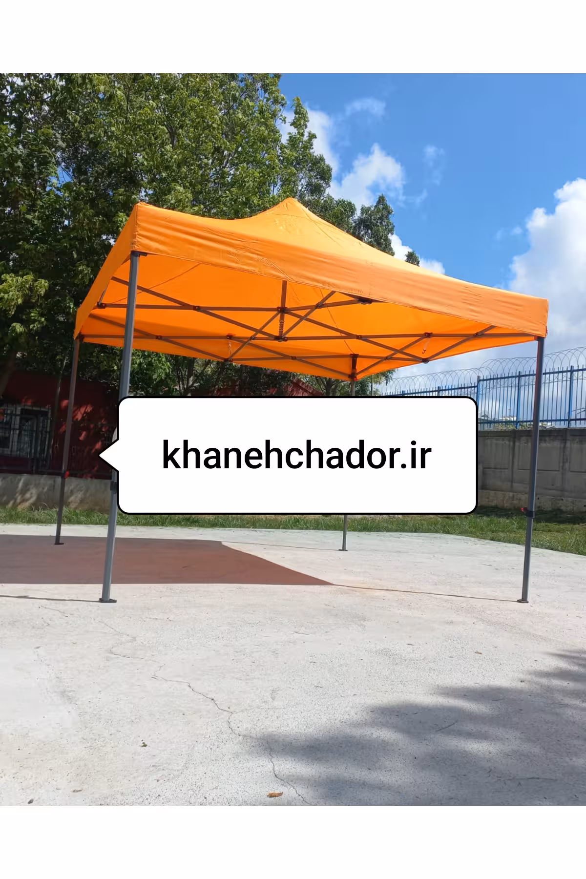 چادر آلاچیق تاشو آهنی شش ضلعی 3X3 ممتاز