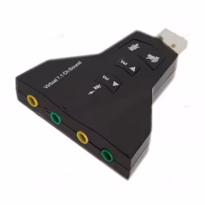 کارت صدا ولوم دار DIANA USB 7.1
