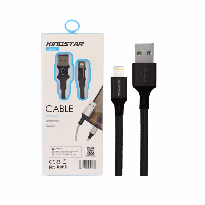 کابل آیفونی کینگ استار مدل Kingstar K16i همراه با گارانتی متین