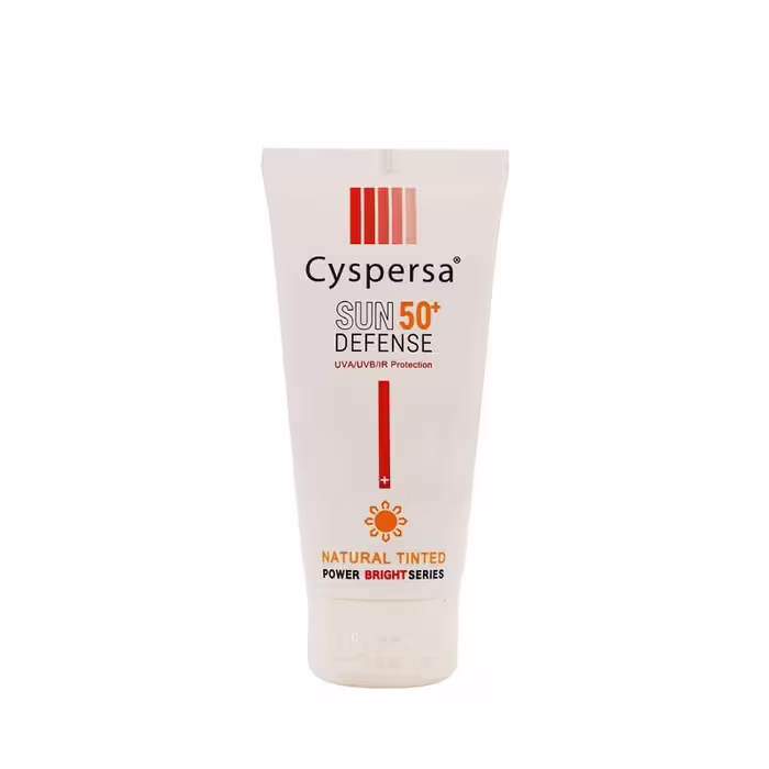 کرم ضد آفتاب رنگی روشن کننده انواع پوست ها SPF50 سیسپرسا حجم 50 میلی لیتر