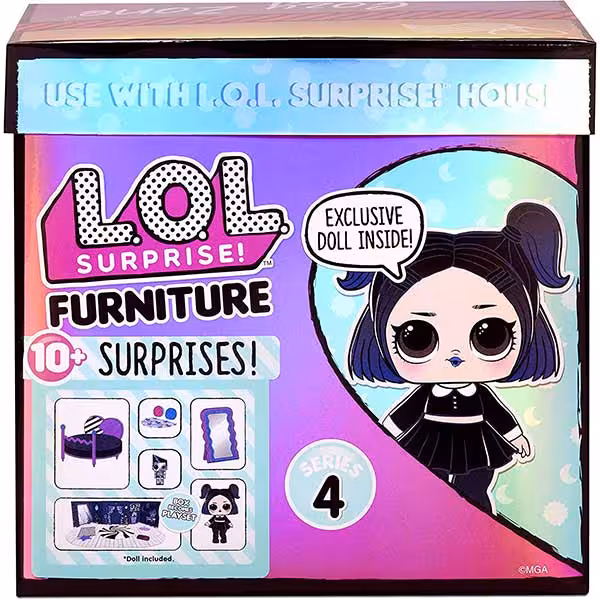 عروسک LOL Surprise سری Furniture Meubles مدل Dusk Doll