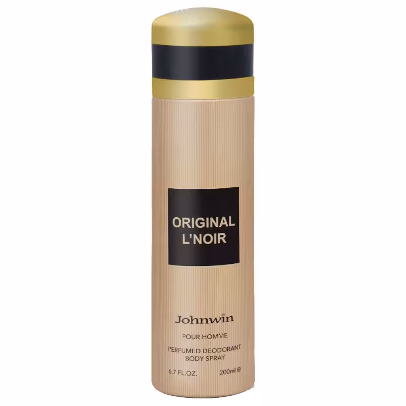 اسپری بدن مردانه جانوین مدل اوریجینال ال نویر Original Lnoir حجم 200 میلی لیتر | Johnwin spray Original Lnoir 200 ML