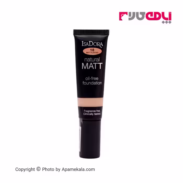 کرم پودر ایزادورا isadora مدل natural matt oil free شماره 18