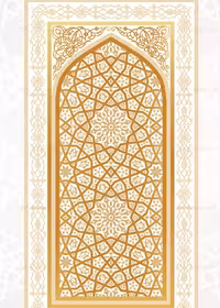 وکتور محراب با نقوش اسلامی - گرافیک با طعم تربچه