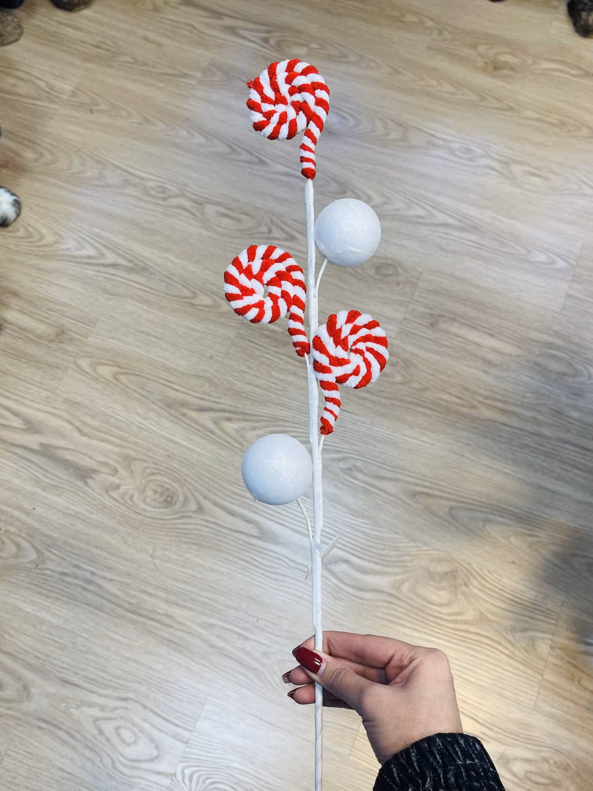 شاخه گوی آبنبات کریسمس، 142-12