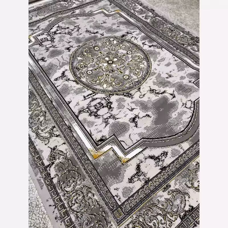 فرش ماشینی کاشان طرح مدوسا 12متری بی سی اف (باارسال رایگان)