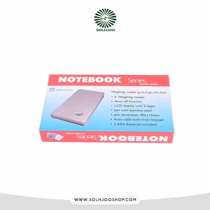ترازو جیبی notebook500گرم
