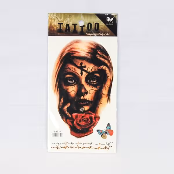 تتو موقت طرح گل رز