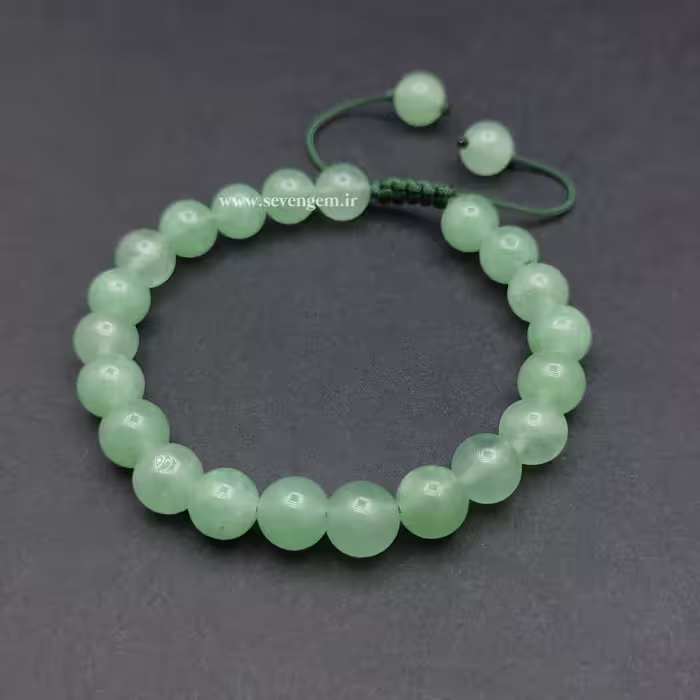 دستبند اونتورین سبز (کدA644)