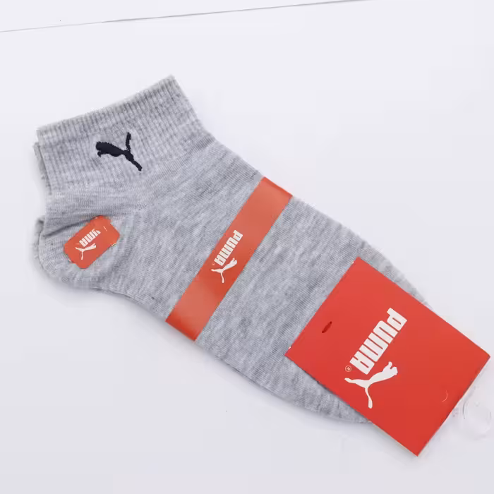 جوراب نیم ساق اسپورت برند پوما رنگ طوسی روشن کد 20031