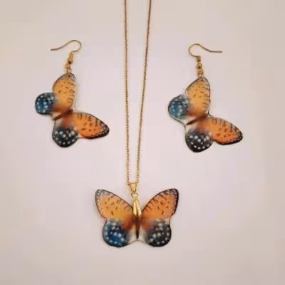 نیمست پروانه رزینی با زنجیر استیل