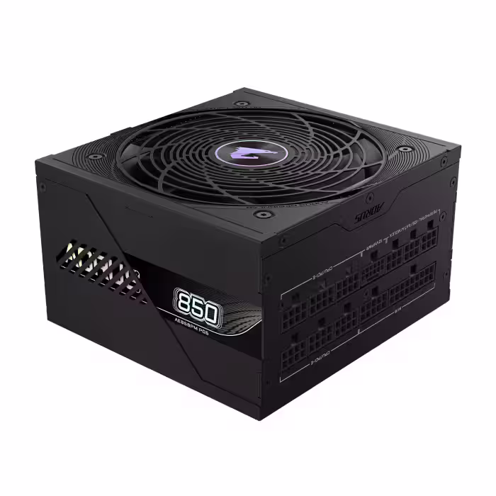 پاور 850 وات گیگابایت مدل AORUS ELITE P850W 80  Platinum Modular PCIe 5.0 (rev. 1.0)