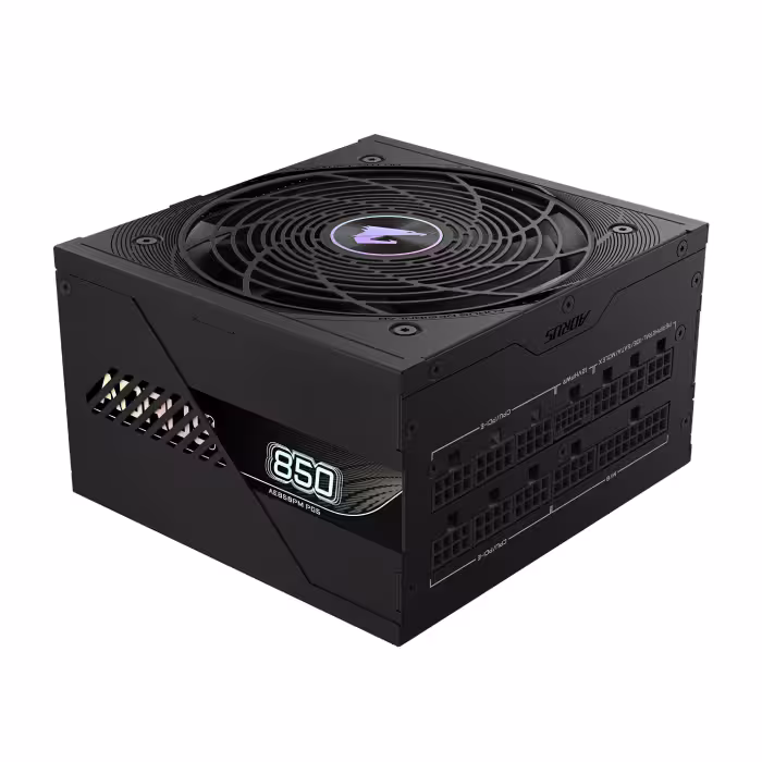 پاور 850 وات گیگابایت مدل AORUS ELITE P850W 80  Platinum Modular PCIe 5.0 (rev. 1.0)