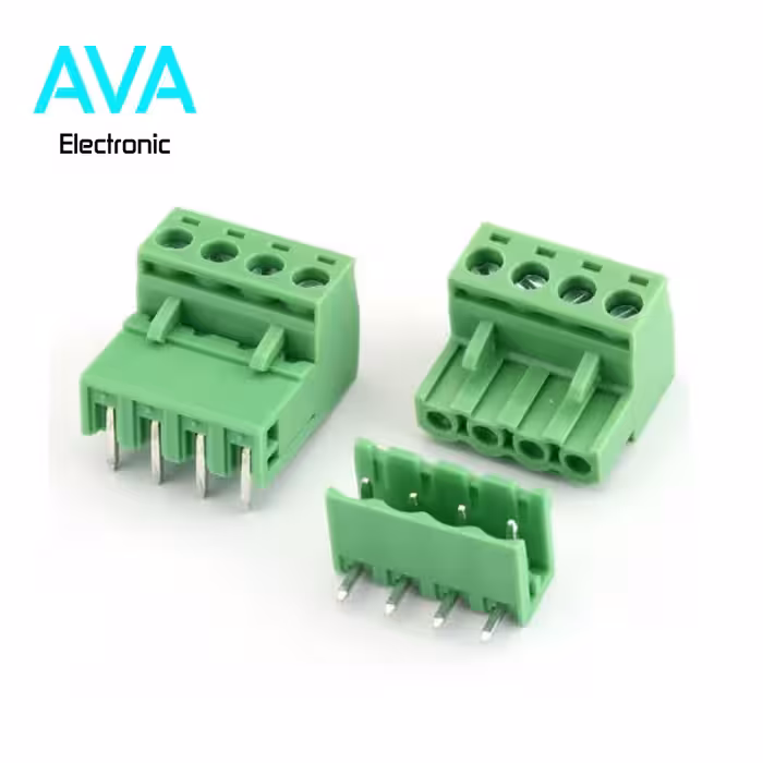 ترمینال فونیکس 4 پین رایت با فاصله پایه 5٫08 میلی متر