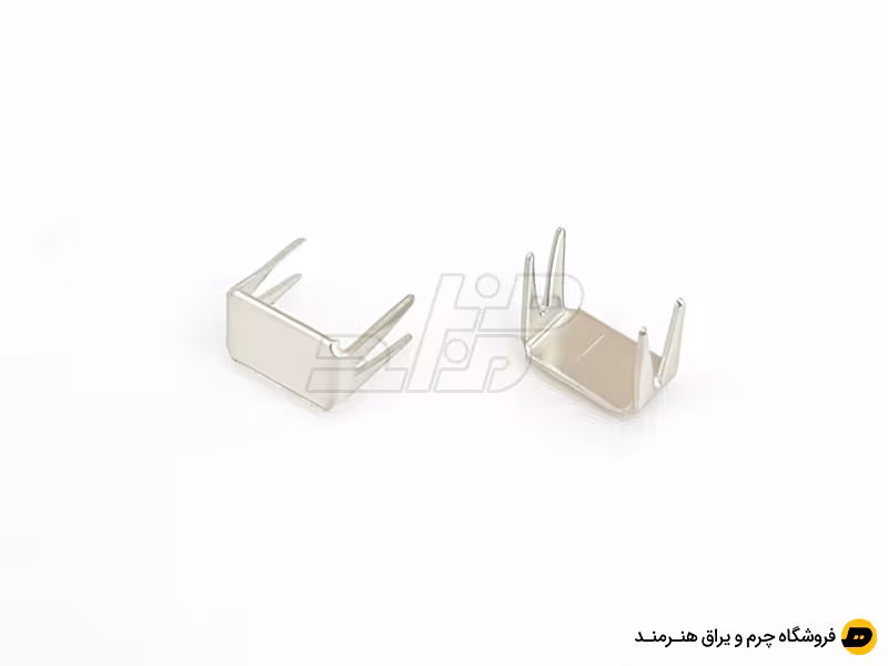 بست فلزی زیپ و کمربند مدل چهار پایه (بسته 10 عددی)