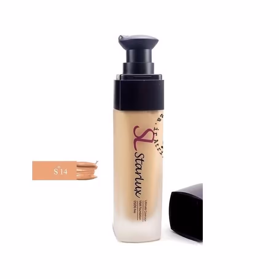 کرم پودر شیشه ای استارلوکس STARLUX شماره S14 حجم 30 میلی لیتر