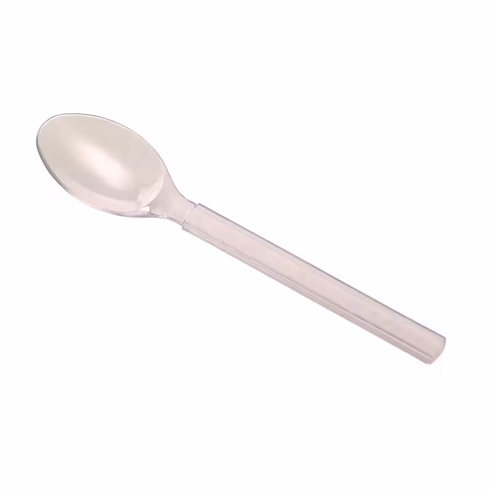 قاشق یکبار مصرف vip شفاف طب پلاستیک