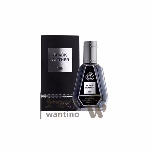 عطر ادکلن مردانه فراگرنس ورد بلک لدر (Fragrance World Black Leather) 50 میل