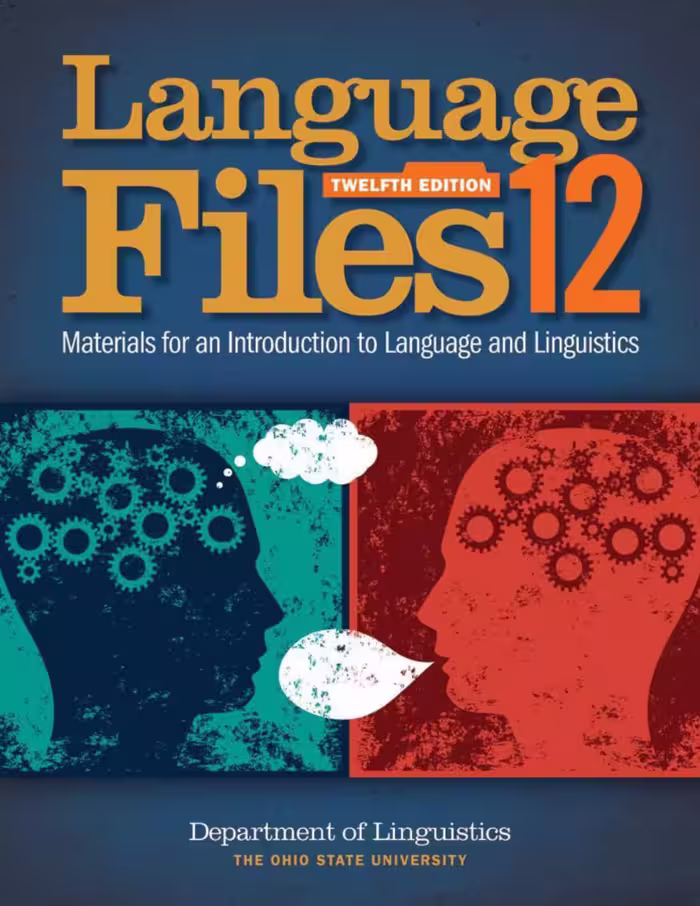 خرید و دانلود نسخه کامل کتاب Language Files: Materials for an Introduction to Language and Linguistics