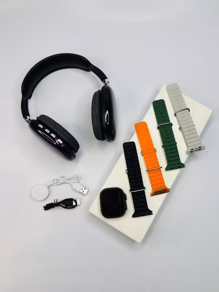 پک اسمارت واچ  هدفون   4 عدد بند  فقط 1،490،000