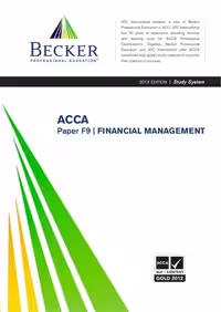 خرید و دانلود نسخه کامل کتاب ACCA F9 ATC June 2012 Study text