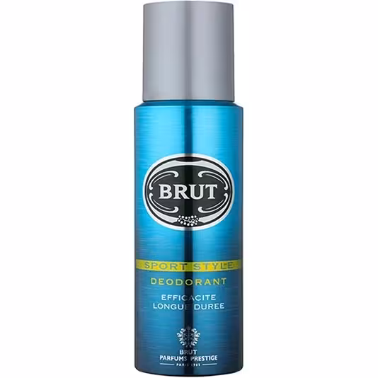 اسپری بدن مردانه بروت Brut مدل Sport Style بریتانیا حجم 200 میل