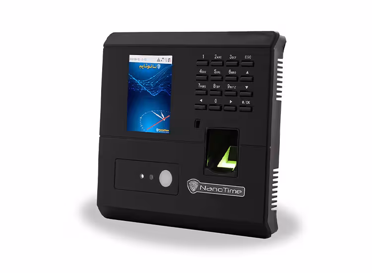 دستگاه حضور و غیاب تشخیص چهره و اثر انگشتی نانوتایم مدل BF500