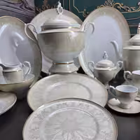سرویس چینی لورین 29 و 99 پارچه با طرح پرمون