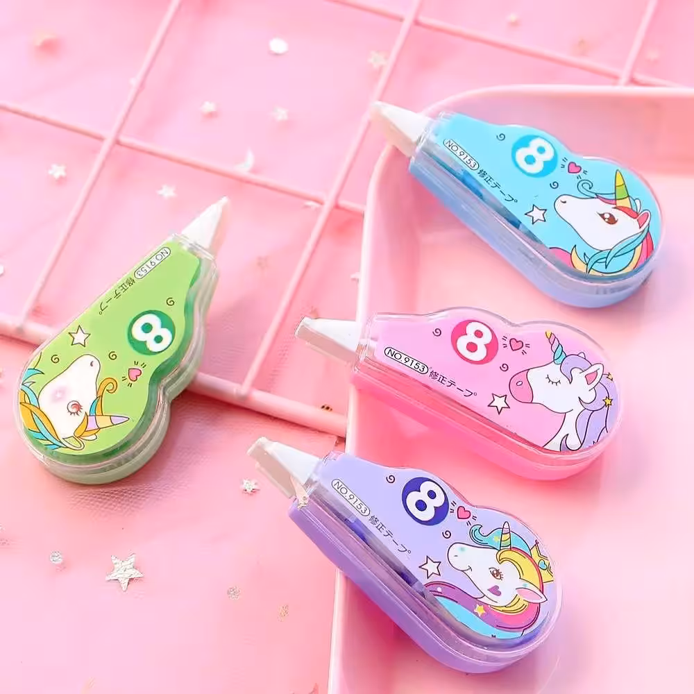 غلط گیر نواری طرح یونیکورن در 4 رنگ