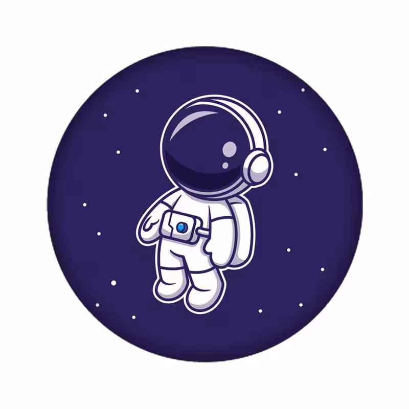 استیکر تزئینی موبایل و تبلت مدل فضانورد کد 2848