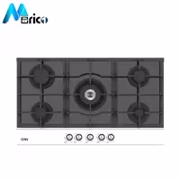 گاز رومیزی کن کد CG8509M پنج شعله شیشه مشکی