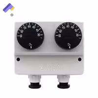 ترموستات مستغرق محدود کننده دوقلو تکبان مدل TY93AM