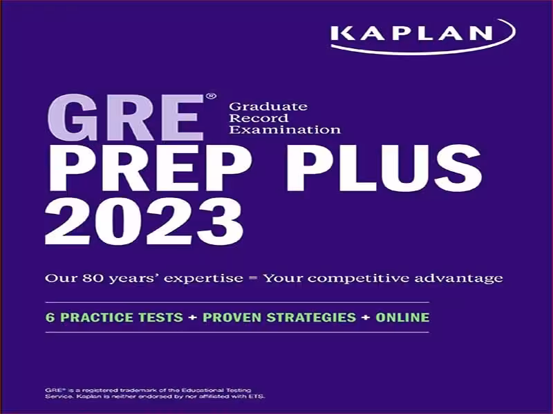 کتاب GRE Prep Plus 2023 6 Practice Tests   Proven Strategies   Online