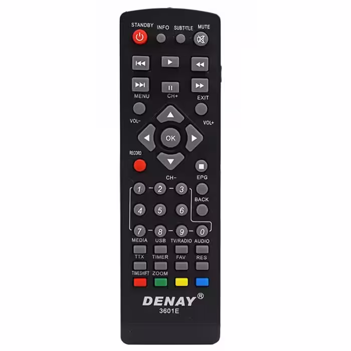 ریموت کنترل گیرنده دیجیتال دنای 3601E