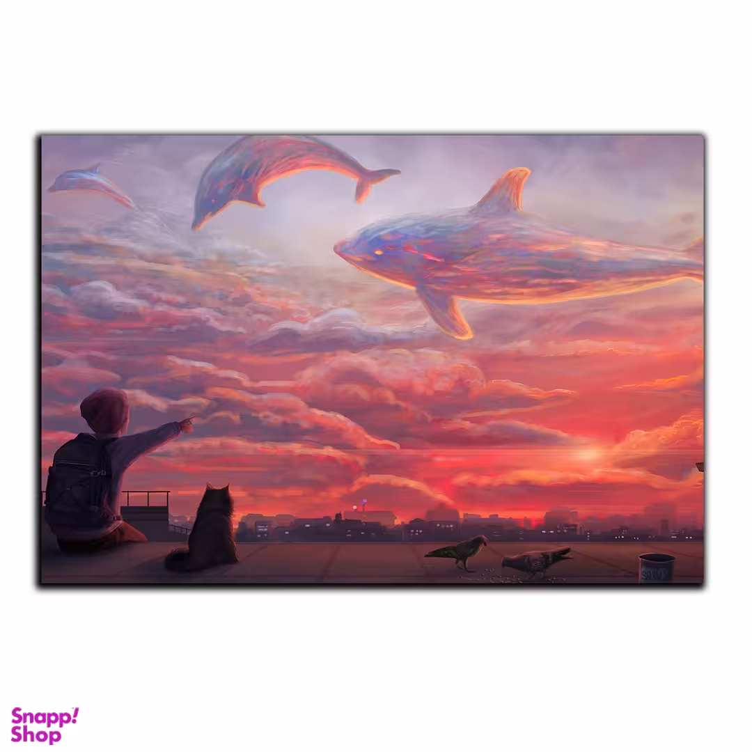 تابلو شاسی بکلیت طرح رویا و دلفین مدل SH-S5581