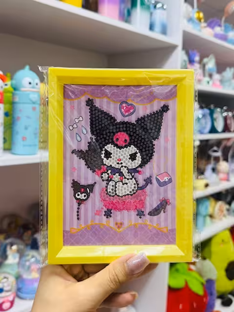 نقاشی الماسی قاب دار طرح کورومی 3