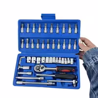 جعبه بکس 46 عددی باس همراه جعبه پلاستیکی