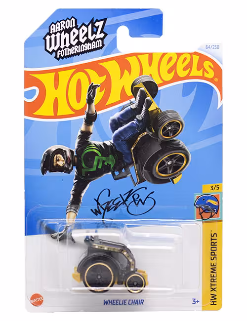 ماشین دکوری مدل Wheelie Chair برند Hot Wheels
