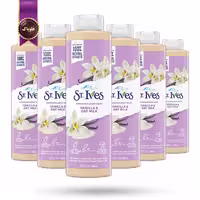 6 عدد شامپو بدن سنت ایوز St.Ives مدل وانیل و شیر جو دوسر vanilla & oat milk حجم 650 میلی لیتر   (اورجینال)