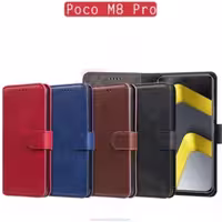 کیف محافظ چرمی شیائومی مدل Flip Folio برای Poco M8 Pro 5G