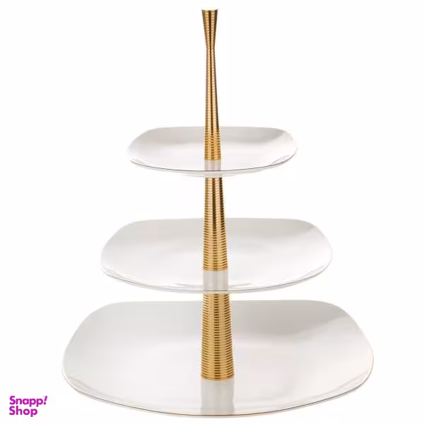 ظرف سرو چینی زرین ایران سری کواترو مدل Zarrin درجه عالی