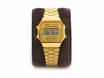 ساعت casio مدلa168w رنگ طلایی همراه با37% تخفیف 191000به جای 300000تومان