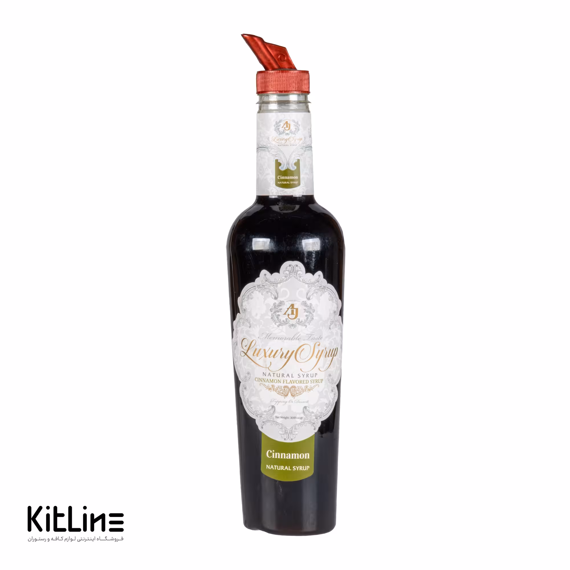 سیروپ دارچین ای جی لاکچری (AJ Luxury) 3000 گرمی