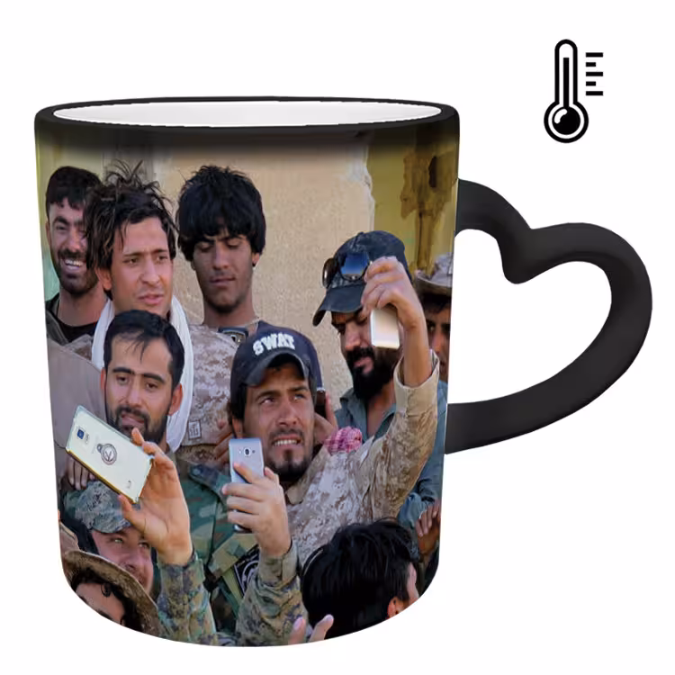 خرید ماگ-لیوان حرارتی  دسته قلبی  سردار سلیمانی کد 27