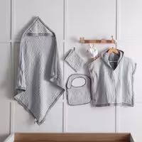 حوله 4 تکه نوزادی Melinda برند ecocotton