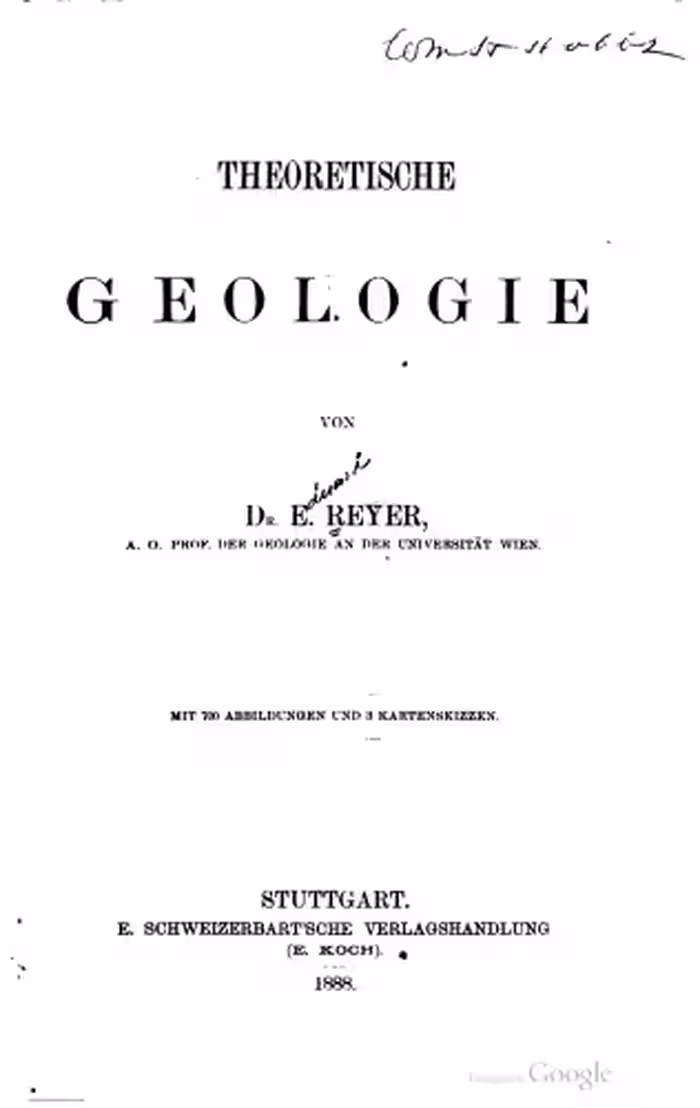 خرید و دانلود نسخه کامل کتاب Theoretische Geologie