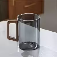 لیوان گرددسته چوبی دودی