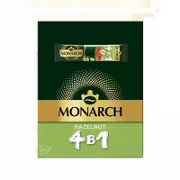 قهوه فوری 4 در 1 فندقی مونارچ Monarch بسته 24 عددی