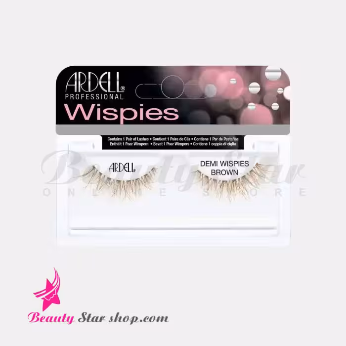 مژه مصنوعی دمی ویسپایس قهوه ای آردل